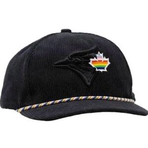 Black Corduroy Blue Jays Cap